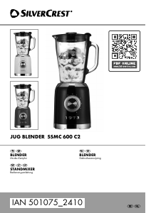 Handleiding SilverCrest IAN 501075 Blender