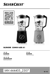Handleiding SilverCrest IAN 444405 Blender