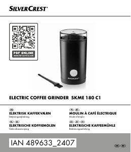 Brugsanvisning SilverCrest IAN 489633 Kaffemølle