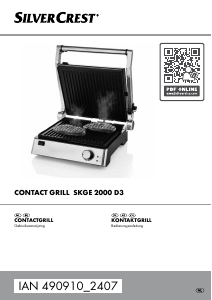 Bedienungsanleitung SilverCrest IAN 490910 Kontaktgrill