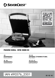 Bedienungsanleitung SilverCrest IAN 490576 Kontaktgrill