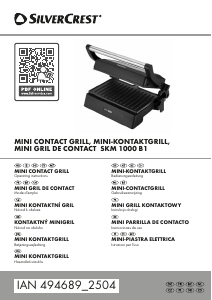 Manuale SilverCrest IAN 494689 Grill a contatto