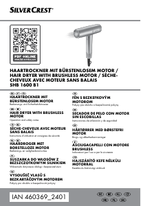 Manuale SilverCrest IAN 460369 Asciugacapelli