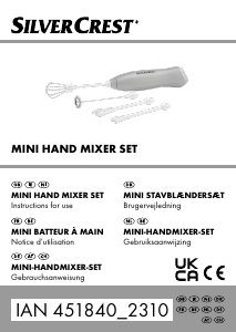 Mode d’emploi SilverCrest IAN 451840 Mixeur plongeant