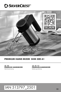 Bedienungsanleitung SilverCrest IAN 513797 Handmixer