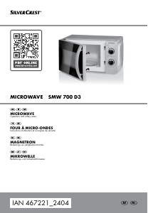 Bedienungsanleitung SilverCrest IAN 467221 Mikrowelle