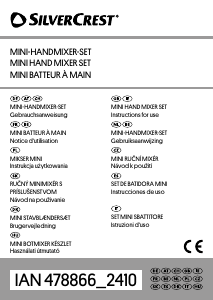 Brugsanvisning SilverCrest IAN 478866 Mælkeskummer