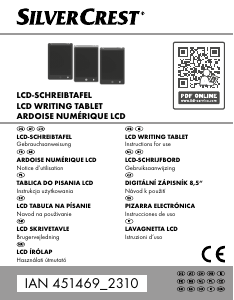 Manuale SilverCrest IAN 451469 Tavoletta grafica