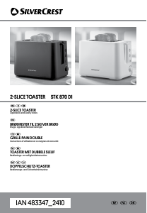 Bedienungsanleitung SilverCrest IAN 483347 Toaster