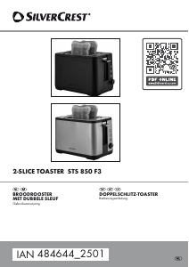 Bedienungsanleitung SilverCrest IAN 484644 Toaster
