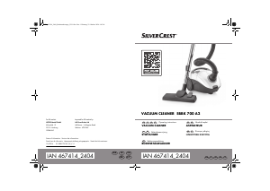 Mode d’emploi SilverCrest IAN 467414 Aspirateur