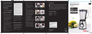Bedienungsanleitung Tectro TB 201 Standmixer