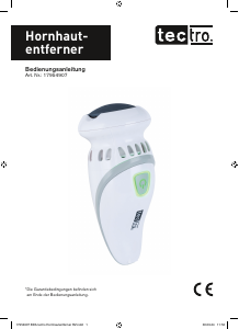 Bedienungsanleitung Tectro 17954907 Hornhautentferner