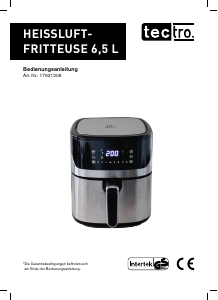 Bedienungsanleitung Tectro 17921206 Fritteuse