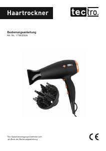 Bedienungsanleitung Tectro 17953306 Haartrockner