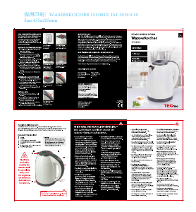 Handleiding Tectro WK 194 Waterkoker