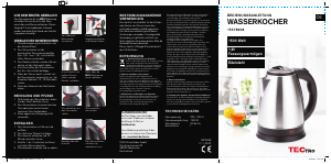 Bedienungsanleitung Tectro DS 1 Wasserkocher