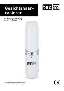 Bedienungsanleitung Tectro 17953900 Rasierer