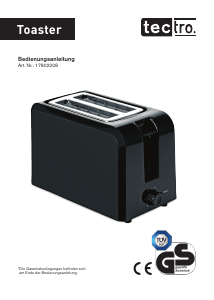 Bedienungsanleitung Tectro 17802208 Toaster