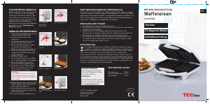 Bedienungsanleitung Tectro WM 181 Waffeleisen