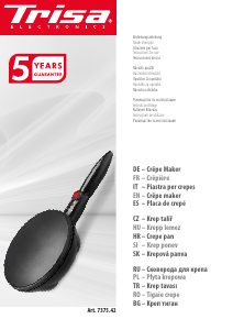 Handleiding Trisa Easy Crêpe Crepemaker
