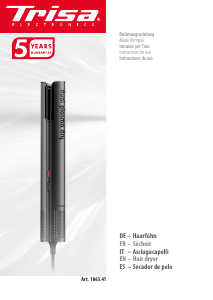 Bedienungsanleitung Trisa Dual Plasma Dry Haartrockner