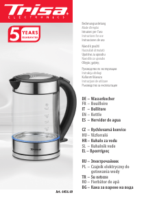 Priročnik Trisa Compact Boil 1.7L W5669 Čajnik