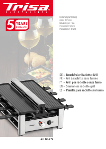 Manuale Trisa Pure Melt Raclette grill