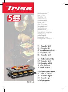 Manual Trisa Hot Stone Grătar raclette