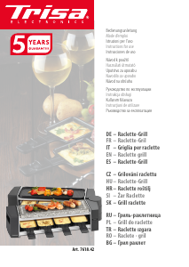 Manuál Trisa Vario Fun Raclette gril