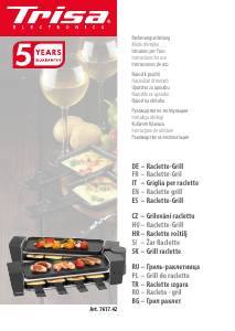 Manual Trisa Raclette & Brunch Grătar raclette