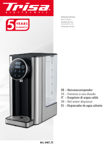 Bedienungsanleitung Trisa Silver Stream Wasserspender