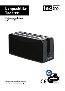 Bedienungsanleitung Tectro 17802109 Toaster