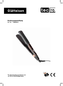 Bedienungsanleitung Tectro 17953603 Haarglätter