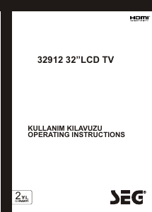 Manual SEG 32912 LCD Television