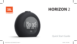 사용 설명서 JBL Horizon 2 FM 스피커