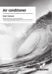 Manual Samsung AR12HSFSPWKN Air Conditioner