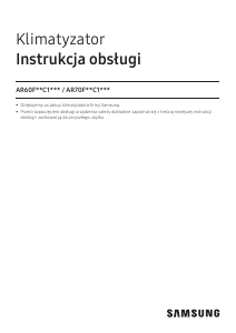 Instrukcja Samsung AR60F18C1AWXEU Klimatyzator