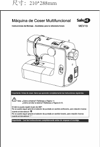 Manual de uso Saivod MCV13 Máquina de coser