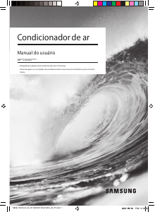 Manual Samsung AR18CVHZAWKNAZ Ar condicionado