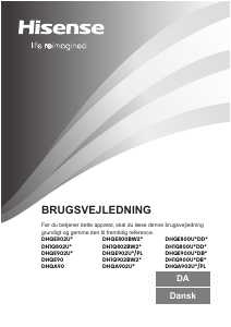 Brugsanvisning Hisense DHQE800BW2 Tørretumbler