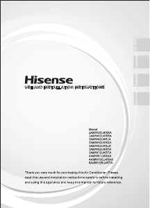 Manual de uso Hisense 4AMW105U4RAA Aire acondicionado