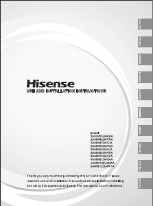 Εγχειρίδιο Hisense 5AMW125U4RTA Κλιματιστικό