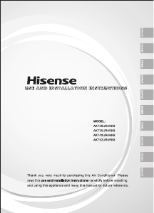 Instrukcja Hisense AKT40UR4RK8 Klimatyzator