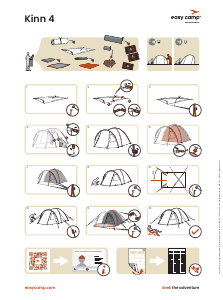 Mode d’emploi Easy Camp Kinn 4 Tente