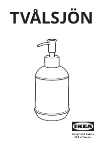 Hướng dẫn sử dụng IKEA TVALSJON Máy lấy xà phòng