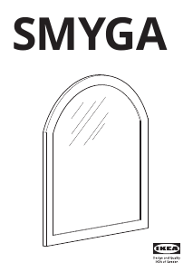 Kullanım kılavuzu IKEA SMYGA Ayna