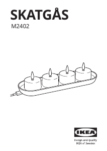 Priručnik IKEA SKATGAS (006.115.95) LED svijeća