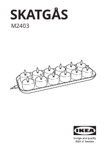 Priručnik IKEA SKATGAS (806.115.96) LED svijeća