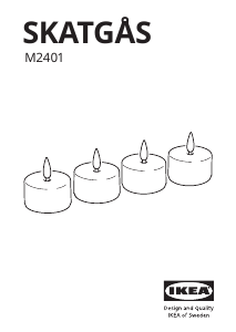 Priručnik IKEA SKATGAS (906.201.09) LED svijeća